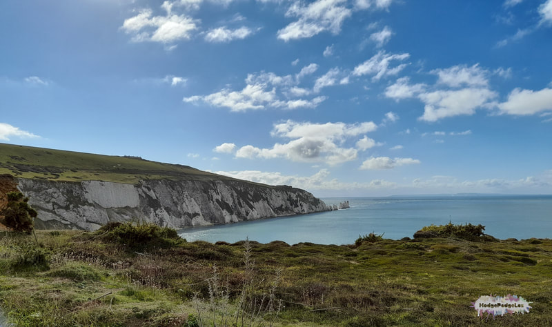 Photograph of the Needles, Isle of Wight from the Northern side of the island