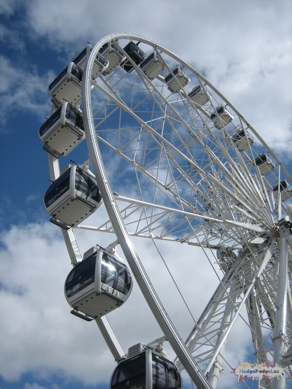 A photograph of the ferris wheel at Weston Super Mare, Somerset, England