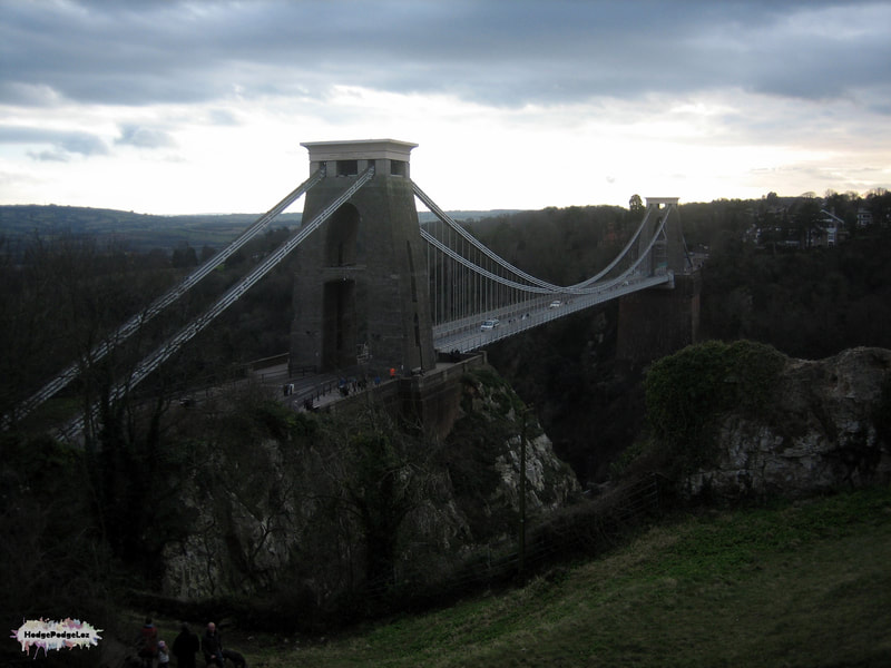 A photograph of Clifton Suspension Bridge, Bristol, England