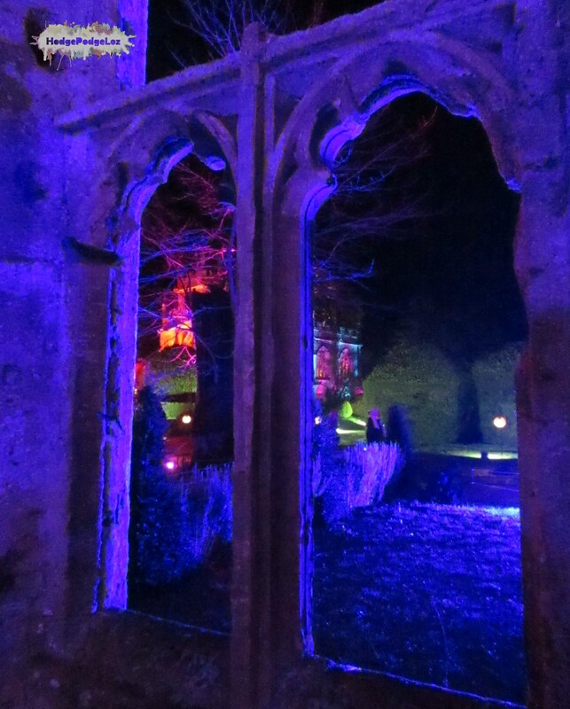 Photograph of Sudeley Castle, Gloucestershire during the Festival of Light Christmas celebration